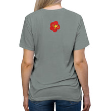 Load image into Gallery viewer, Triblend Tee with YOAMOPR Logo - El Coqui and Amapola Flower Design