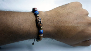 Tallada a mano - Pulsera de Hombre