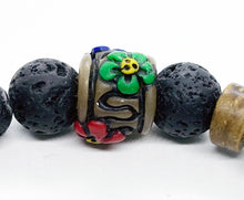 Load image into Gallery viewer, Calavera y Flores - Pulsera de Hombre
